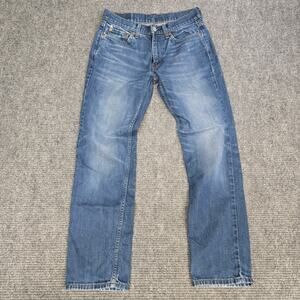 Levi's 514 Straight Leg Jeans Mens Tag 30x32 Measures 30x31 Medium Wash Stretch